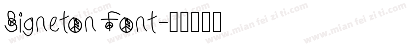 Signeton Font字体转换